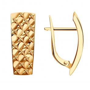 Золотые серьги МАГНАТ МА 011798 фото